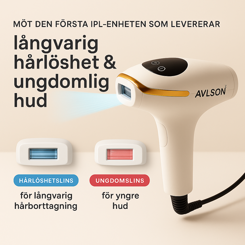 Avlson LUMI IPL hårborttagningsapparat